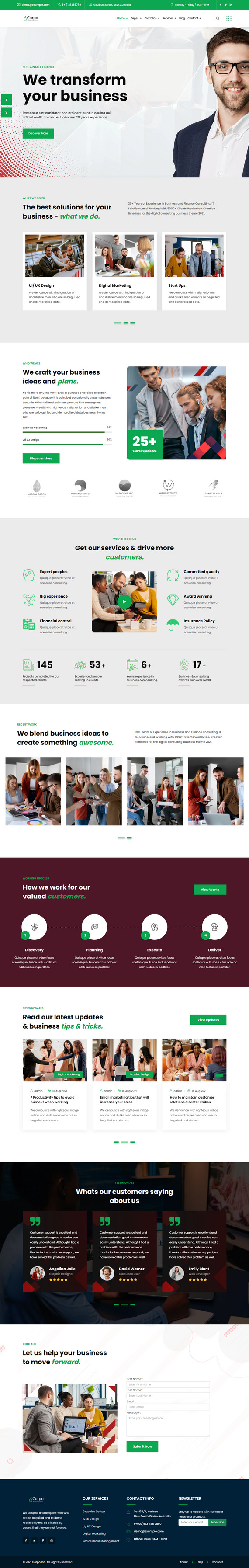 Corpo - Multipurpose Optimized Creative Bootstrap 5 HTML Web Template ...