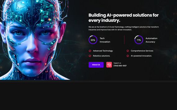 Aitect - Artificial Intelligence & Technology Wordpress Theme #519399