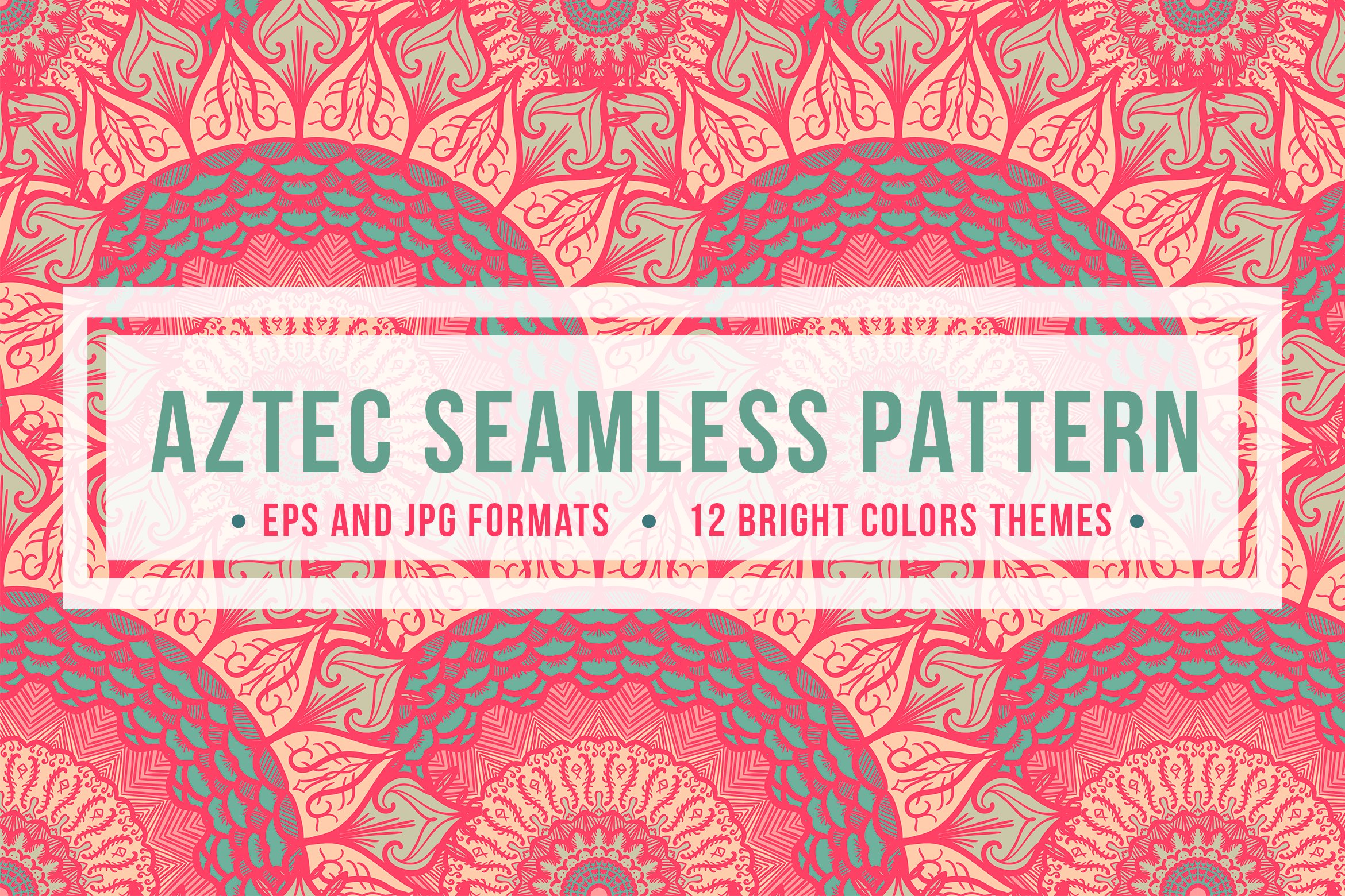 Download Pattern "240 Mandala Seamless Bundle Pattern" / 240 Mandala Seamless Bundle Pattern - Pattern на тему графика wedding,invitation,card,vintage,hand-drawn,illustration,bundle,design,template,retro,greeting,blog,packaging,fashion,elements,decorative,ornamental,vector,floral,clothing,boho,texture,fabric,