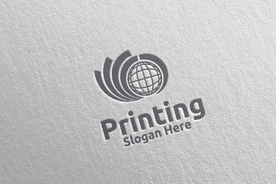 Download Шаблон логотипа "Global Printing Company Vector Design Concept Logo Template" / Global Printing Company Vector Design Concept Logo Template - Шаблон логотипа на тему графика logo,printing,media,printer,retail,scan,toner,album,book,journal,paint,advertising,copy,newspaper,paper,cmyk,color,colorful,magazine,global
