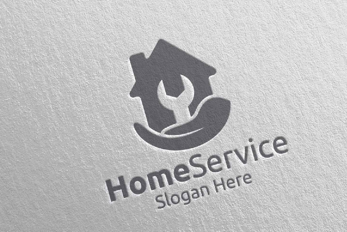 Download Шаблон логотипа "Real Estate and Fix Home Repair Services 34 Logo Template" / Real Estate and Fix Home Repair Services 34 Logo Template - Шаблон логотипа на тему графика fix,air conditioning,construction,electrical,fire,heating,home,pipe,plumbing,service,real estate,handyman,tool,logo,painting,renovation,repair,solution,solutions,technician