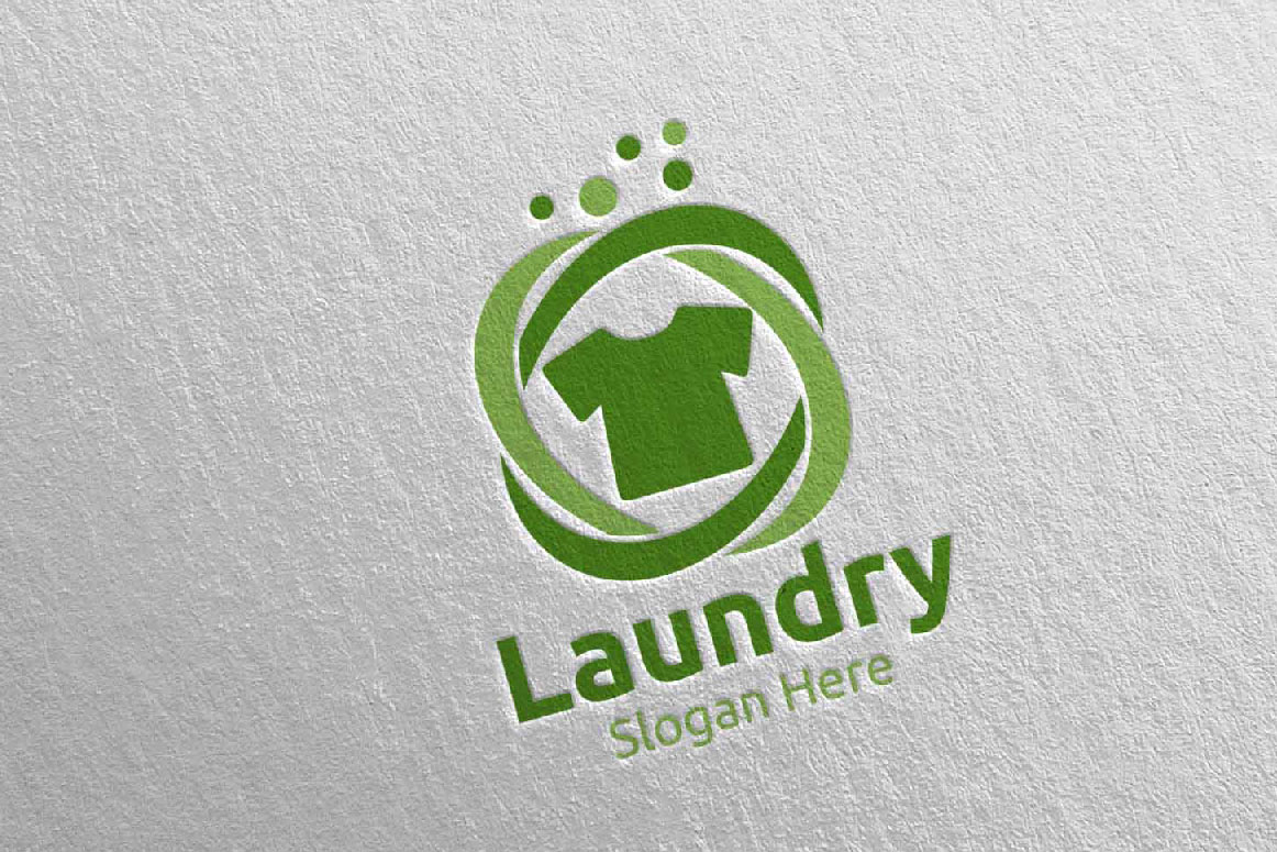 Download Шаблон логотипа "Laundry Dry Cleaners 5 Logo Template" / Laundry Dry Cleaners 5 Logo Template - Шаблон логотипа на тему графика laundry,hangers,washing,bulb,fresh,hanger,service,clean,tshirt,wash,dress,clothes,water,logo,softener,bubble,eco,green,shirt