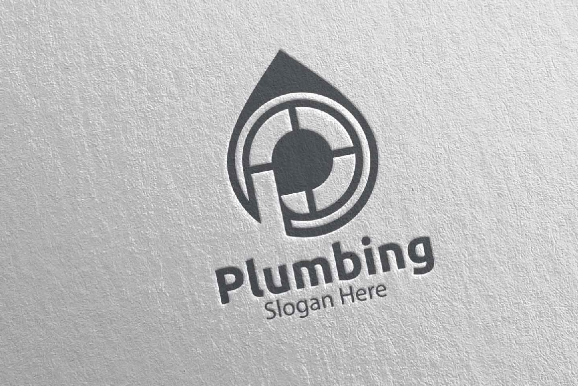 Download Шаблон логотипа "Letter P Plumbing with Water and Fix Home Concept 20 Logo Template" / Letter P Plumbing with Water and Fix Home Concept 20 Logo Template - Шаблон логотипа на тему графика plumb,plumbing,plumber,drop,fix,handyman,home,house,repair,sanitary,toilet,water,logo,tools,cleaning,pipe,repairman,solution,tool,gas