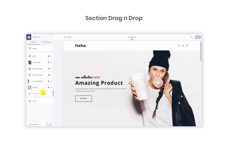 Neha Multipurpose Shopify Theme #67888