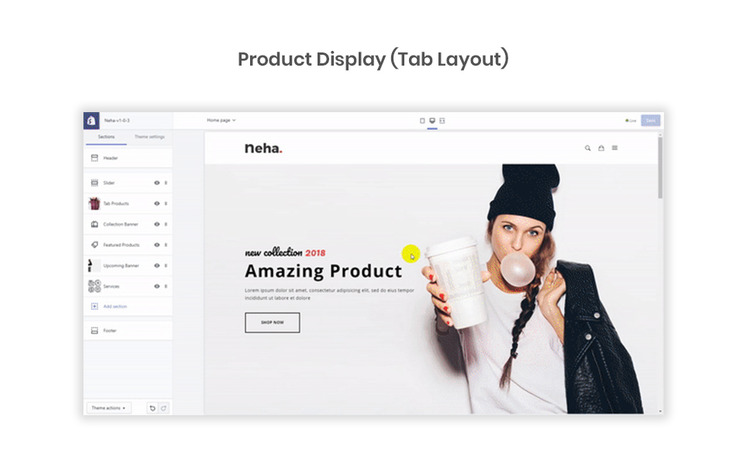 Neha Multipurpose Shopify Theme #67888