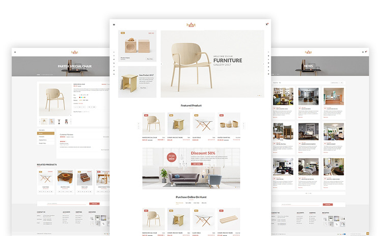 Hurst Furniture Shopify Theme #68128