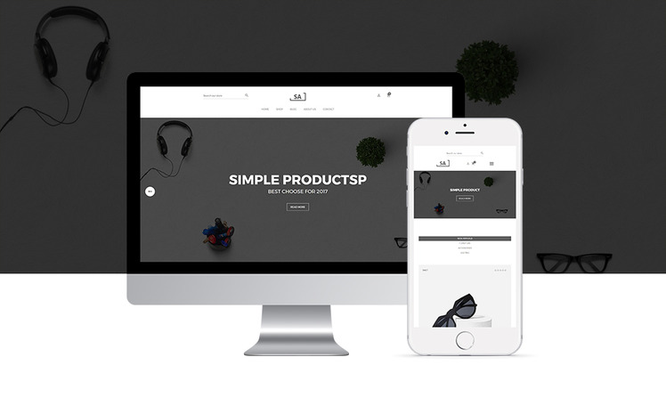 Sa Minimalist Shopify Theme #70161