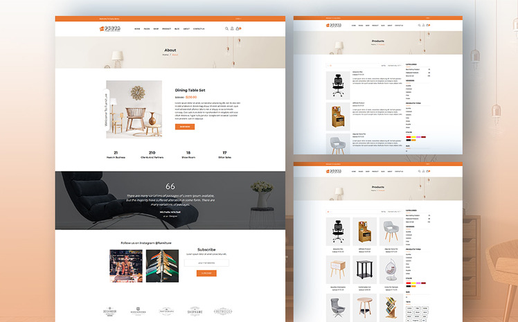 Fusta Furniture Shopify Theme #73872