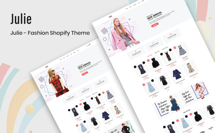 Julie Fashion Shopify Theme #77360
