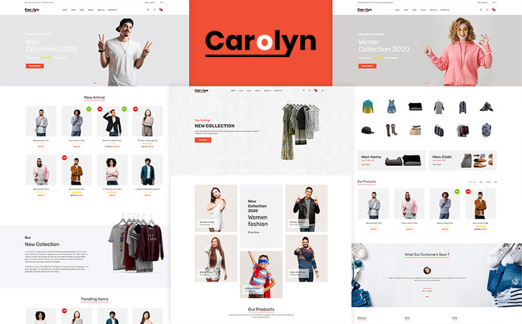 Carolyn Fashion Shopify Theme #116136