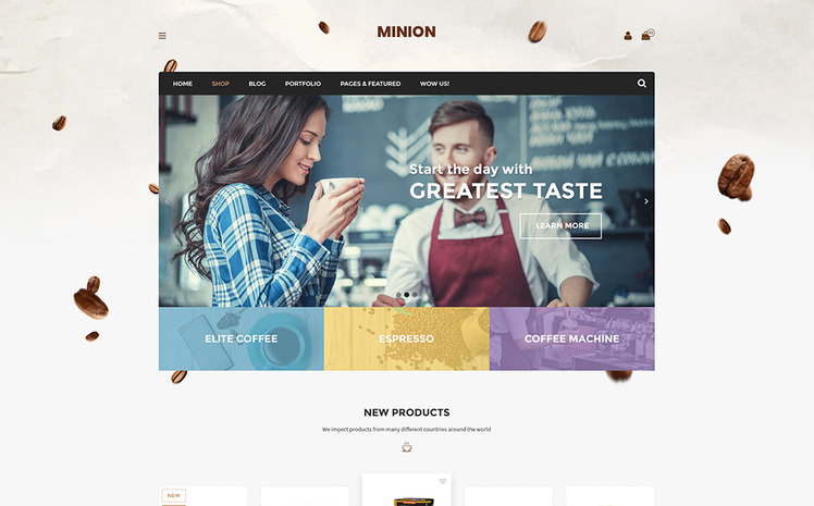 Minion Multi store Responsive Shopify Theme #86971