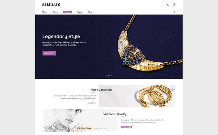Similux Minimal Shopify Theme #86945