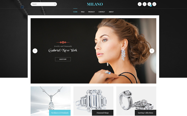 Milano Fashion Accessories Shopify Theme #156701
