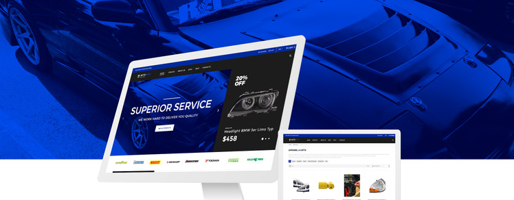 AutoZach Auto Parts Shopify Theme #68147-1
