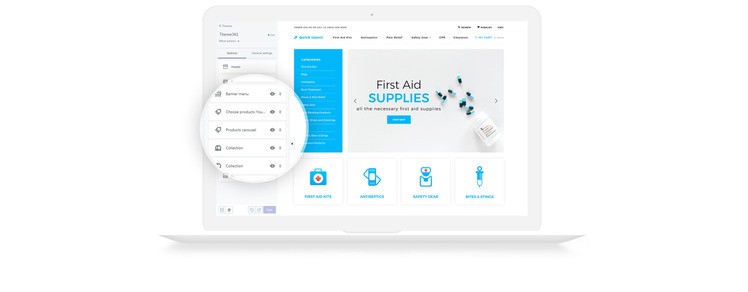 Quick Inject First Aid Supplies Shopify Theme #71976-5