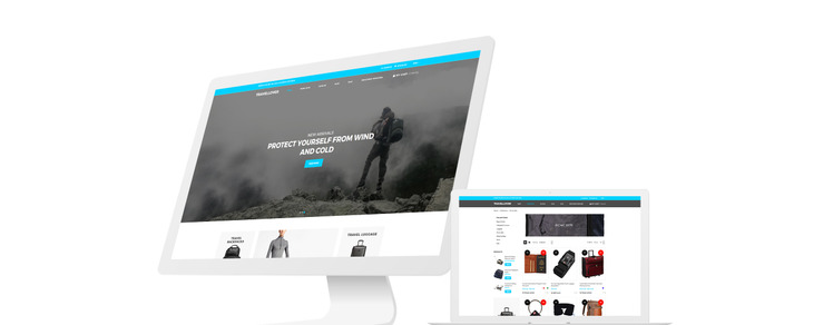 TravelLover Travel Equipment Store Shopify Theme #72048-1