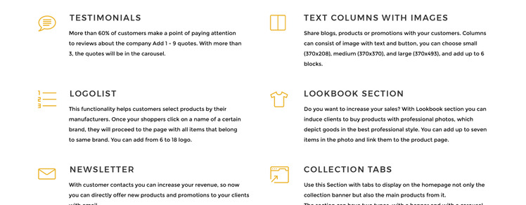 White Tee Clothing Responsive Practical Shopify Theme #76332-9