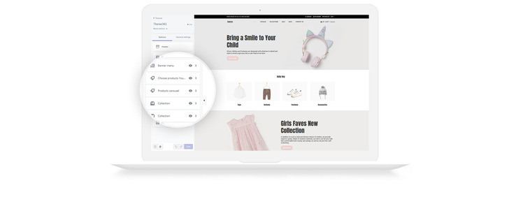 Bwear Baby Clothing Store Modern Shopify Theme #76913-5