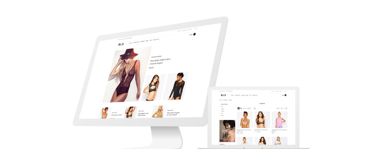 BLS Lingerie E commerce Clean Shopify Theme #78941-1
