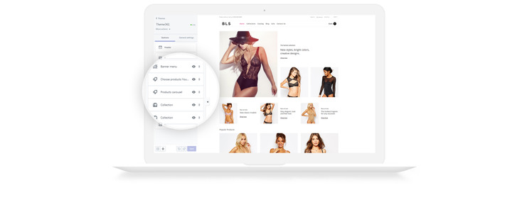 BLS Lingerie E commerce Clean Shopify Theme #78941-5