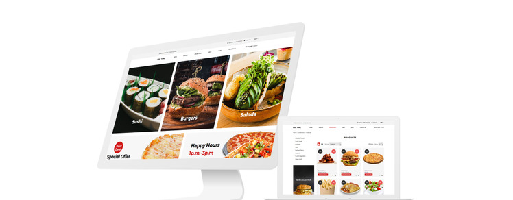 Eat time Food Store Clean Shopify Theme #79135-1
