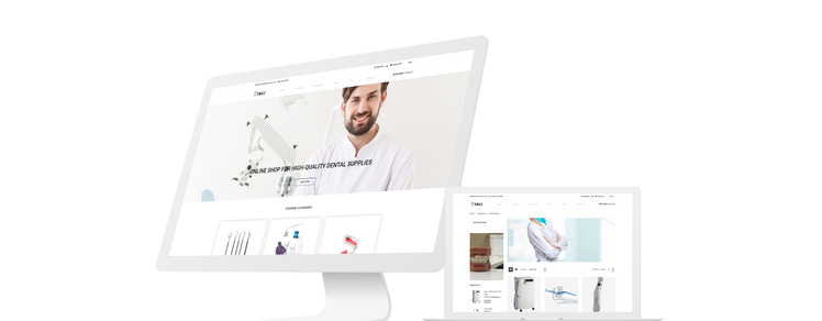 Smile Dentistry eCommerce Clean Shopify Theme #79523-1