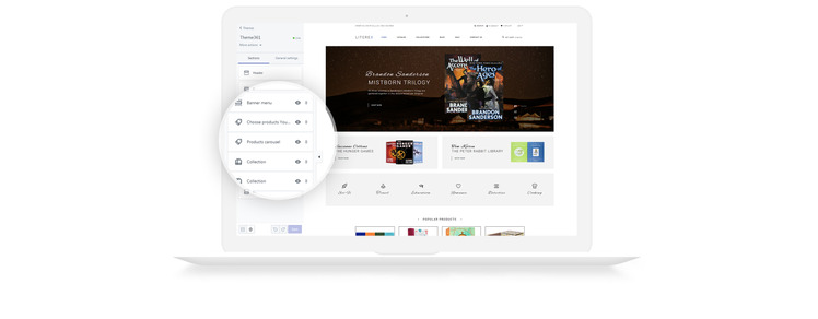 Literex Book Store Shopify Multipage Shopify Theme #83527-5