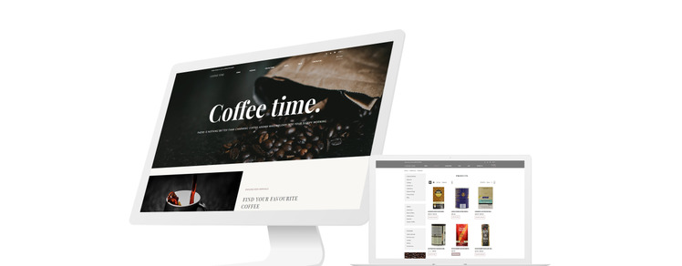 Coffee Time Coffee Store eCommerce Elegant Shopify Theme #84426-1