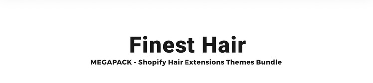 Shopify Hair Extensions Themes Shopify Theme #86342-1