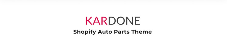 Kardone Auto Parts Store Template Shopify Theme #92968-2