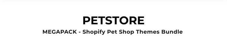 Pets Store Themes Bundle Shopify Theme #94003-1