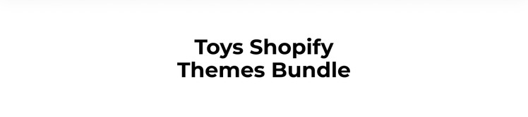 Toys Online Store Templates Shopify Theme #97488-1