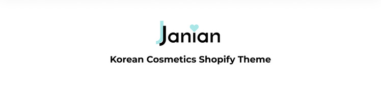 Janian Korean Cosmetics Online Store Shopify Theme #97592-1
