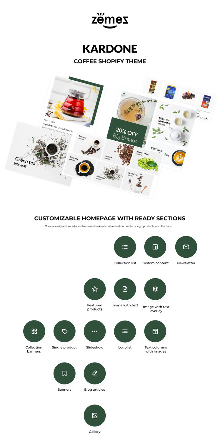KarDone Coffee Store Shopify Theme #119824-1