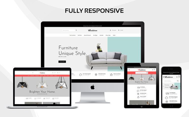 Wood Store The Multipurpose Responsive Shopify Theme #83565