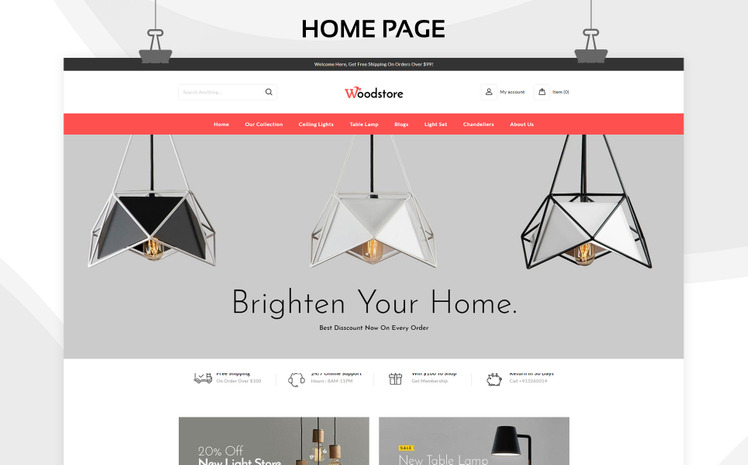 Wood Store The Multipurpose Responsive Shopify Theme #83565