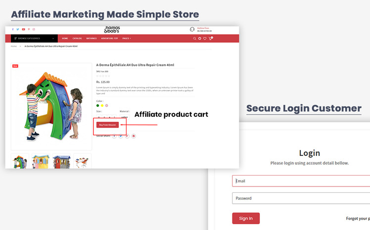 Hamas babys Baby toys eCommerce Shopify Theme #90996