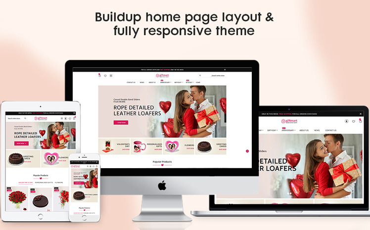 Giftmart The Gift Fashion Responsive Shopify Theme #95907