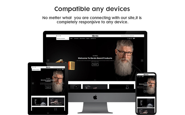 Bardo The Beardo Fashion Premium Shopify Theme #98580