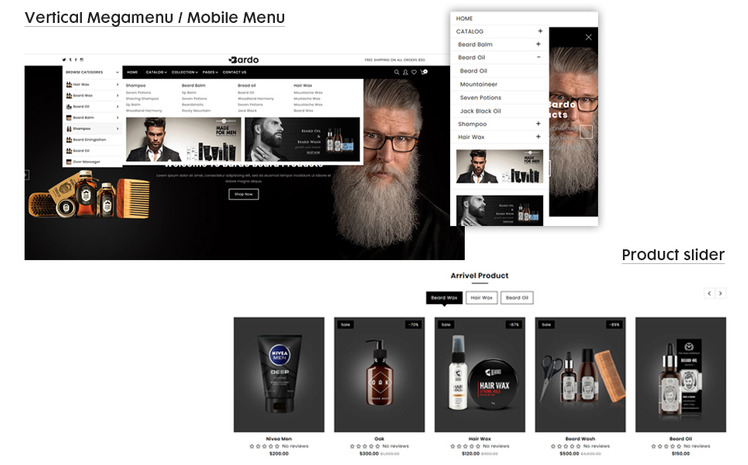 Bardo The Beardo Fashion Premium Shopify Theme #98580