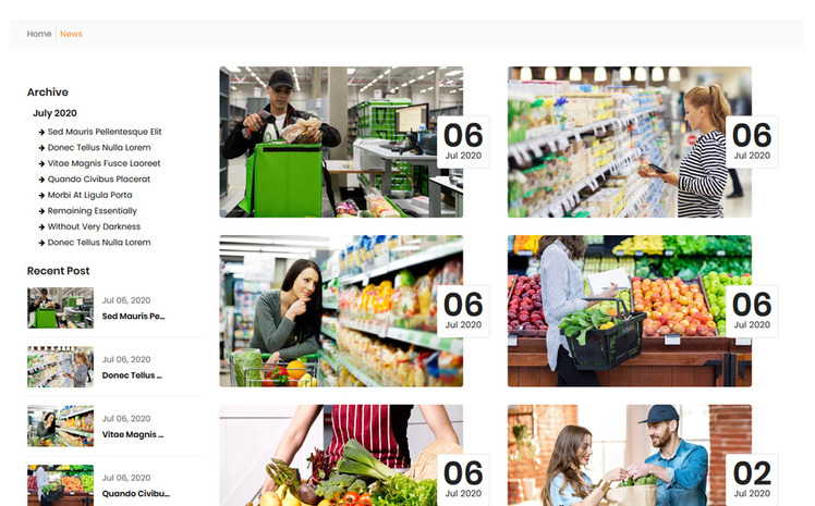 Dailytown The Grocery Food Responsive Premium Shopify Theme #107443