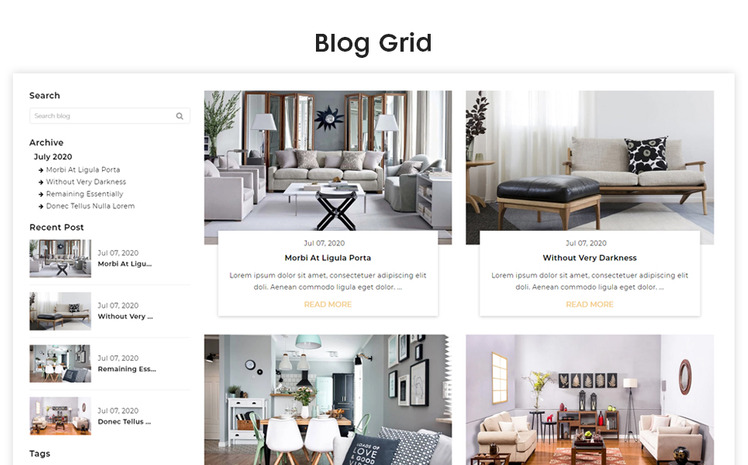 nine The Furniture Interior Premium Shopify Theme #109405