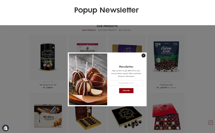 Chocozo The Chocolate Responsive Shopify Theme #110124