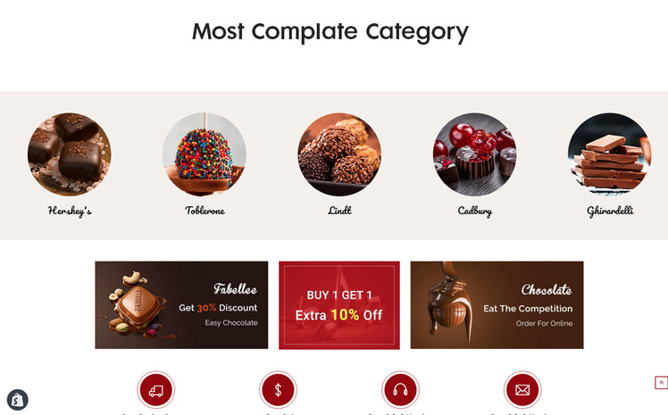 Chocozo The Chocolate Responsive Shopify Theme #110124