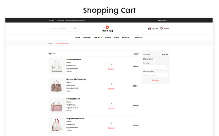 Plashbag The Bag and Fashion Responsive Shopify Theme #112795