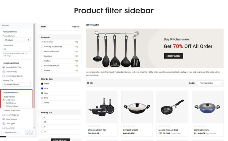 Hotpan The Kitchen Appliances Premium Shopify Theme #115551