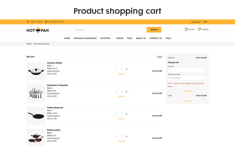 Hotpan The Kitchen Appliances Premium Shopify Theme #115551