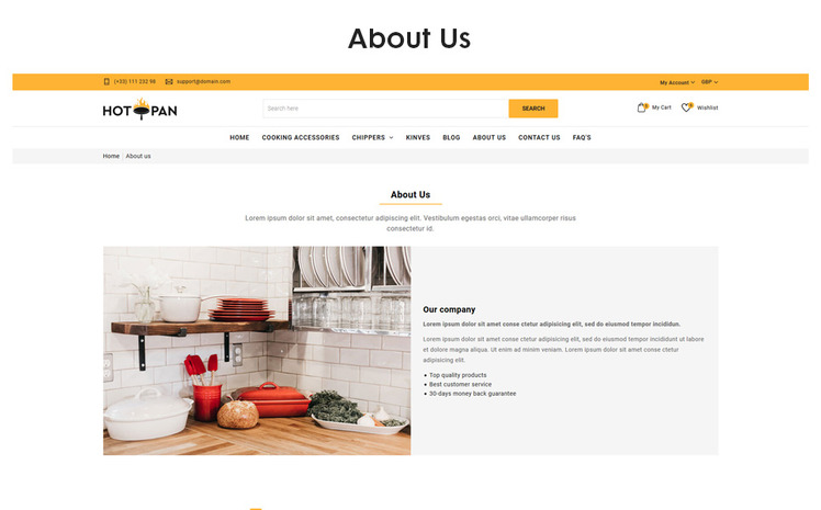 Hotpan The Kitchen Appliances Premium Shopify Theme #115551