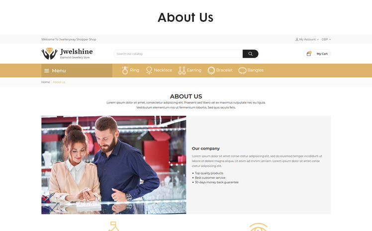 Jwelshine The Jewellery Fashion Premium Shopify Theme #118081