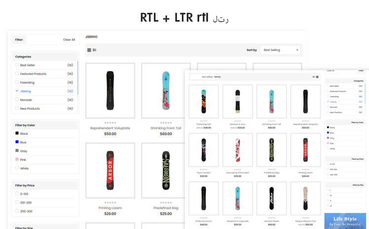 Skatty The Skateboard Responsive Premium Ecommerce Shopify Theme #136130